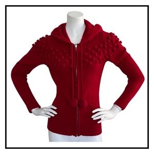 Alannah Hill Wool Hooded Sweater